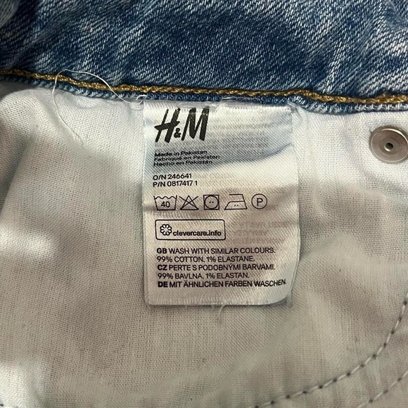 H&M Distressed High-Rise Jean Shorts size 6 - Picture 8 of 8